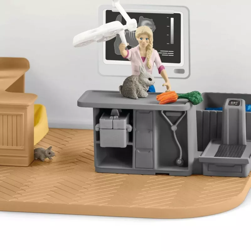 schleich Veterinarian practice with pets, Farm, Farm animals / farm toys, 3 yr(s), Multicolour