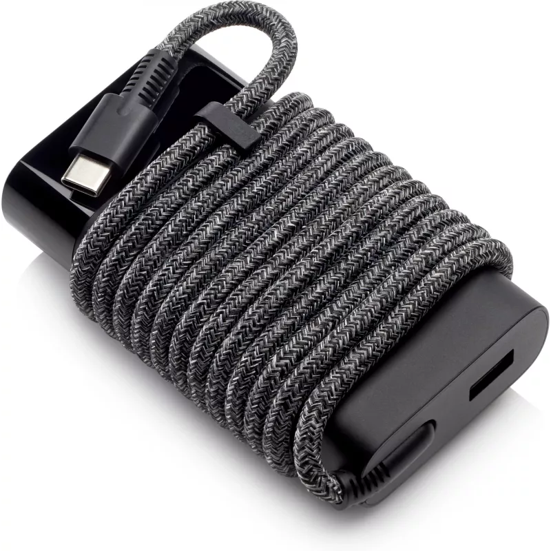 HP 65W USB-C Slim Travel Power Adapter, Laptop, Universal, 90 V, 47 - 63 Hz, 65 W, 20 V
