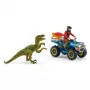 Toy Set Schleich Dinosaurs Quad Escape from Velociraptor