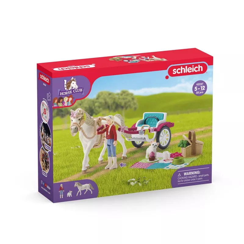 Farm Schleich HORSE CLUB Small carriage for the big horse show