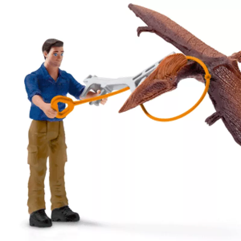 Toy Set Schleich Dinosaurs Jetpack Chase