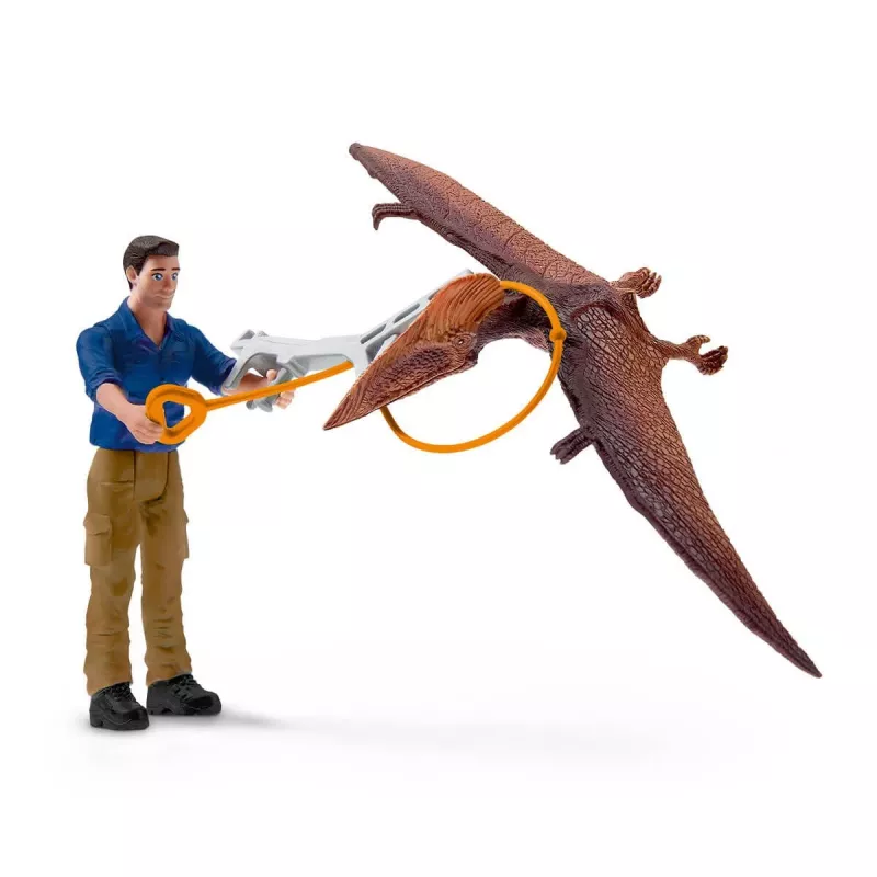Toy Set Schleich Dinosaurs Jetpack Chase
