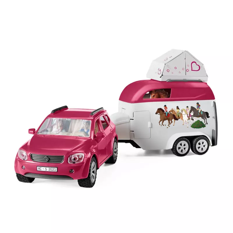 Action/Adventure Schleich HORSE CLUB Horse Adventures with Car and Trailer