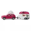 schleich HORSE CLUB Horse Adventures with Car and Trailer, Action/Adventure, Camping, Horses, 5 yr(s), Multicolour, Plastic