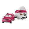 schleich HORSE CLUB Horse Adventures with Car and Trailer, Action/Adventure, Camping, Horses, 5 yr(s), Multicolour, Plastic