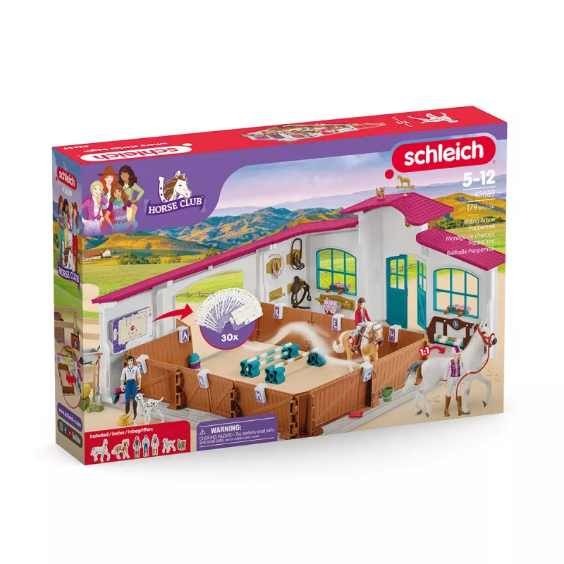 schleich Riding Arena Peppertree, Action/Adventure, Riding Tournament, Horses, 5 yr(s), Multicolour, Plastic