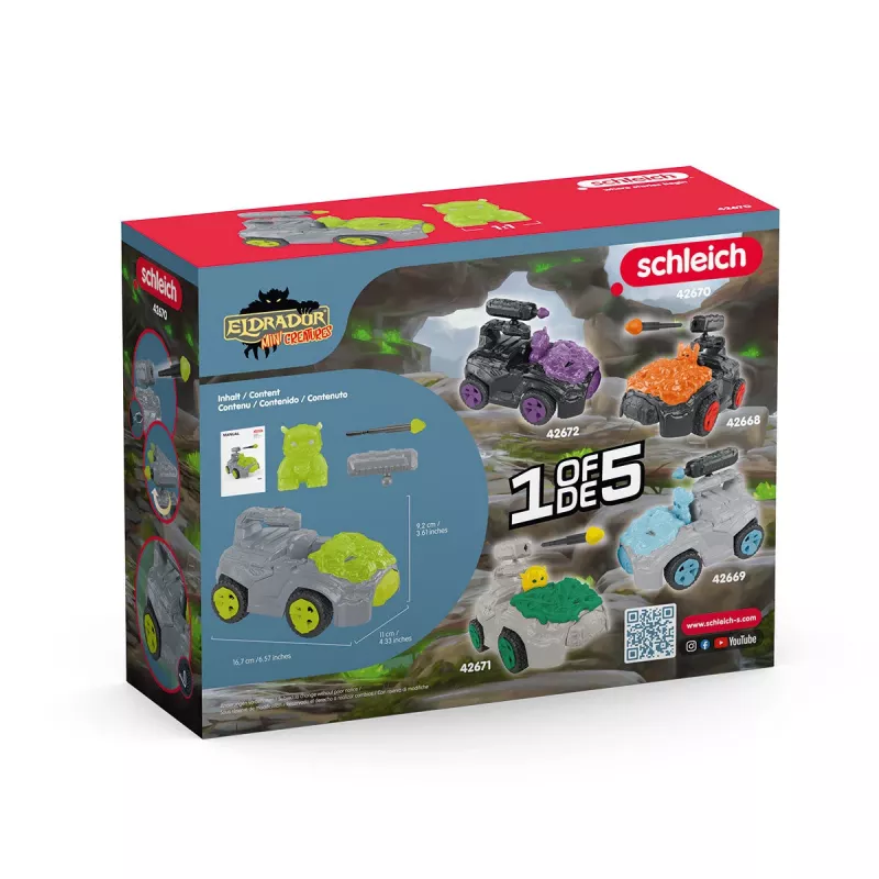 Vehicle Schleich ELDRADOR CREATURES Stone CrashMobile Mini Creature 7-12 years