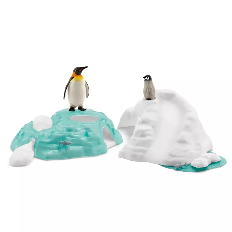 Toy Figurine Schleich Penguin Family Fun Multicolour 42661