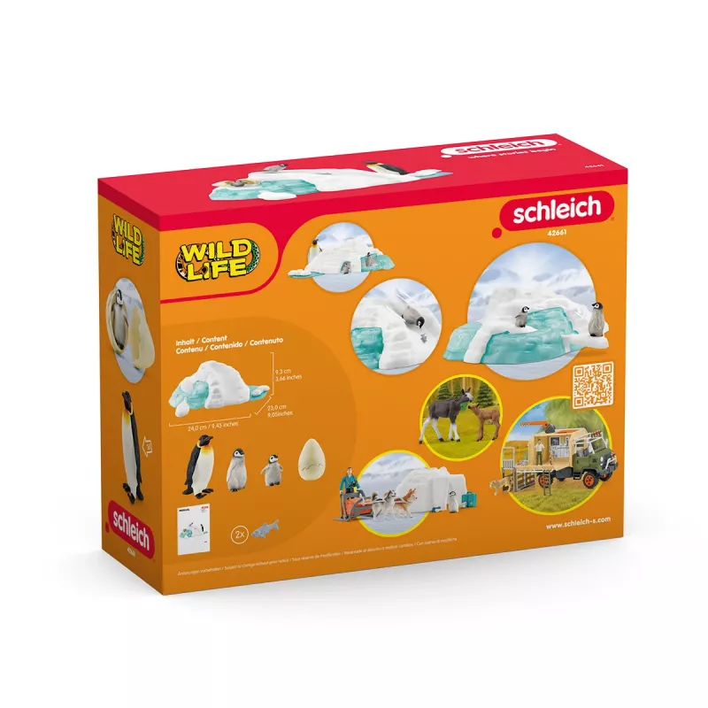Toy Figurine Schleich Penguin Family Fun Multicolour 42661