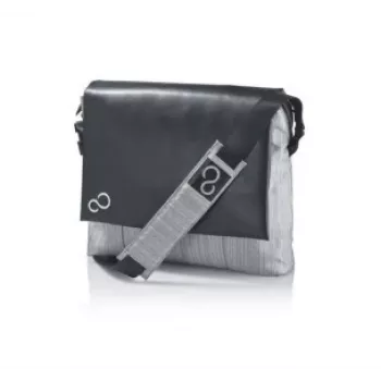 Messenger laptop case FUJITSU S26391-F1194-L171 for 35.6 cm (14 inch) laptops, polyester, 1 compartment, 570 g, black/grey