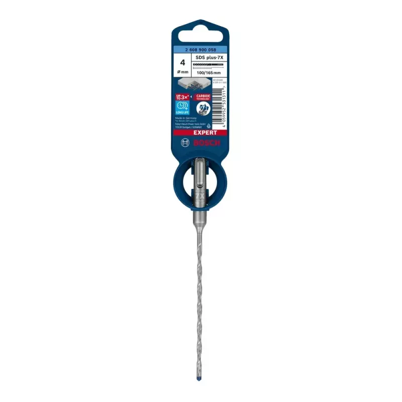 Drill Bit Bosch SDS plus-7X 4mm 165mm 1pc