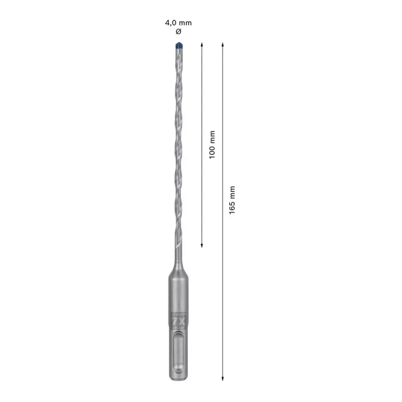 Drill Bit Bosch SDS plus-7X 4mm 165mm 1pc
