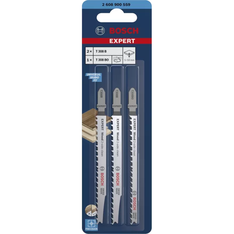Bosch 2 608 900 559 jigsaw/scroll saw/reciprocating saw blade Jigsaw blade 3 pc(s)