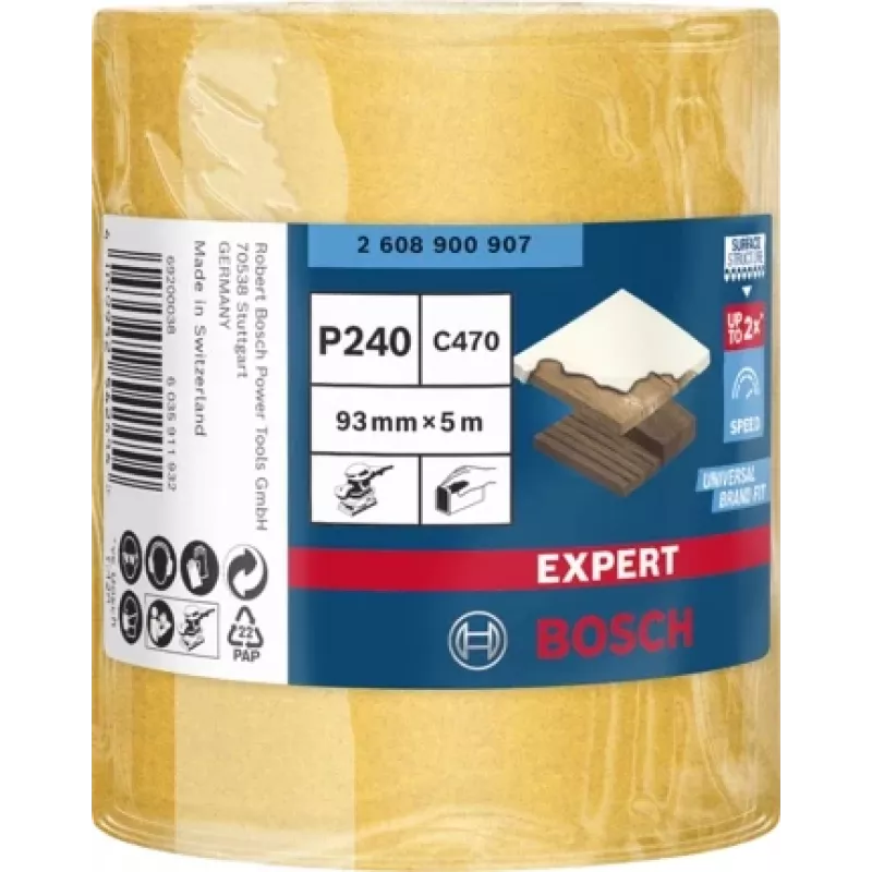 Bosch 2 608 900 907 manual sanding supply Abrasive roll 1 pc(s)