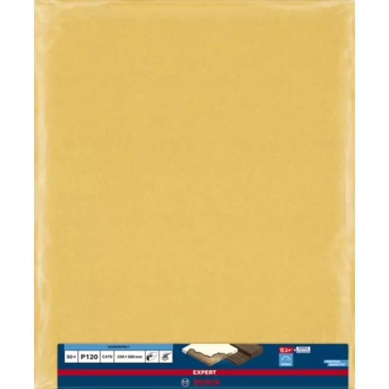 Bosch EXPERT C470 Sanding Sheet 2 608 900 961, 230 x 280 mm, K120, 50 pcs