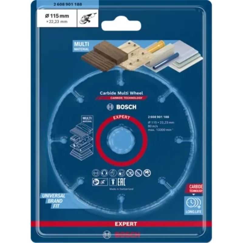 Bosch 2 608 901 188 rotary tool grinding/sanding supply Plastic, Wood Cut-off disc
