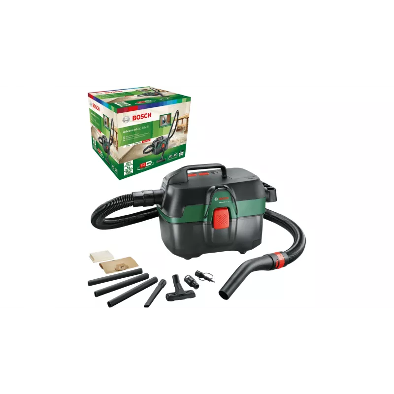 Bosch AdvancedVac 18V-8 8 L Cylinder vacuum Dry&wet Dust bag