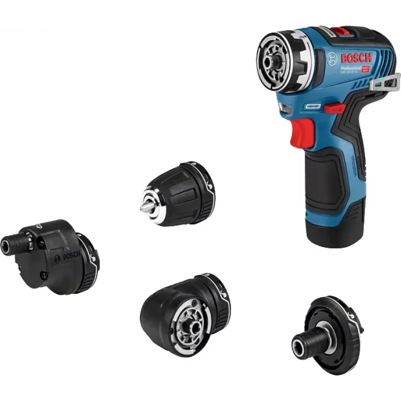 Bosch GSR 12V-35 FC 1750 RPM Black, Blue