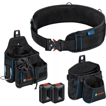 Bosch 1.600.A02.65R, Waist tool belt, Black, Buckle, 5 pc(s)