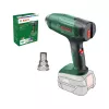 Hot air gun Bosch EasyHeat 18V-500 — cordless, 72 W, 4 Ah battery, 350–450 °C, pistol handle, green