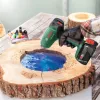 Hot air gun Bosch EasyHeat 18V-500 — cordless, 72 W, 4 Ah battery, 350–450 °C, pistol handle, green
