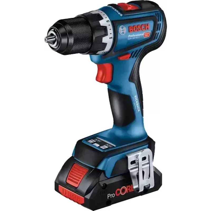 Bosch GSR 18V-90 C 2100 RPM 1.1 kg Black, Blue