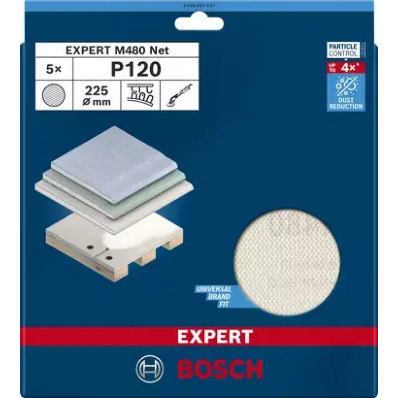 Sanding Net Bosch Expert M480 5 pcs 2608901637