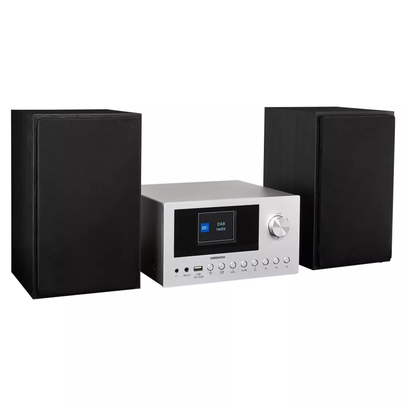 MEDION LIFE P85003 Home audio micro system 30 W Black, Silver