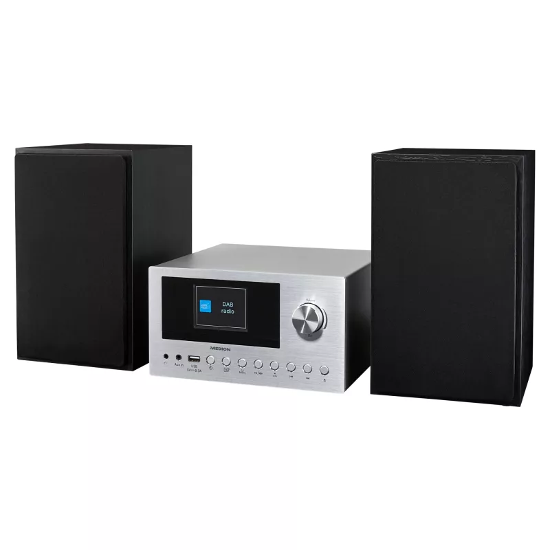 MEDION LIFE P85003 Home audio micro system 30 W Black, Silver