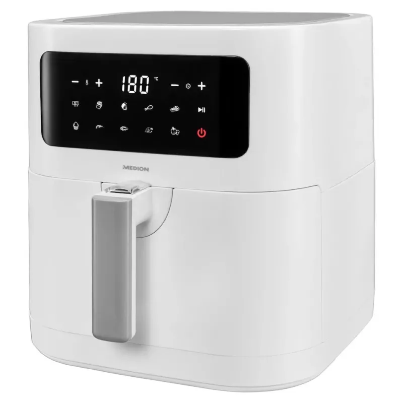 MEDION LIFE E40 XL Single 5.2 L Stand-alone Hot air fryer White
