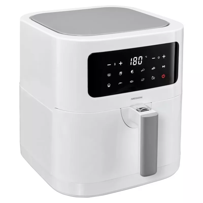 MEDION LIFE E40 XL Single 5.2 L Stand-alone Hot air fryer White