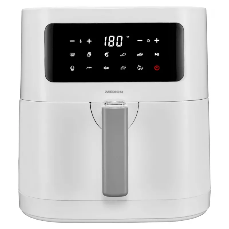 MEDION LIFE E40 XL Single 5.2 L Stand-alone Hot air fryer White