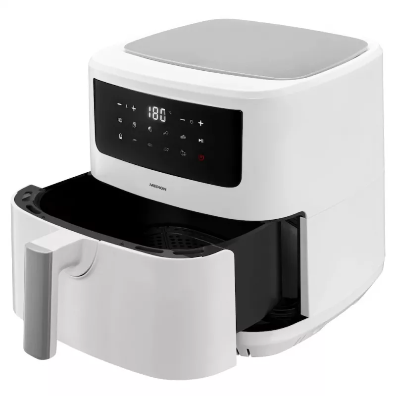 MEDION LIFE P10 XL Single 6.8 L 2150 W Hot air fryer White