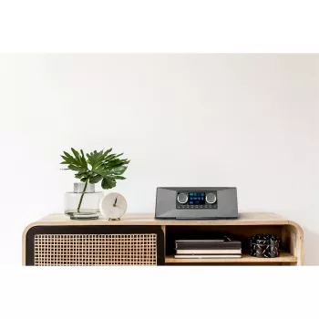 Internet radio MEDION LIFE P85333 — DAB+ / FM, 12 W RMS, 2.8 inch TFT, Wi‑Fi 802.11a/b/g, 3.5 mm jack, grey