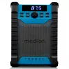 Portable Digital Radio MEDION LIFE E65895 (MD 43895) — PLL tuner, 10 W RMS, LCD, Bluetooth 10 m, IP54, external antenna, black/blue