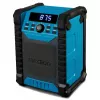 Portable Digital Radio MEDION LIFE E65895 (MD 43895) — PLL tuner, 10 W RMS, LCD, Bluetooth 10 m, IP54, external antenna, black/blue