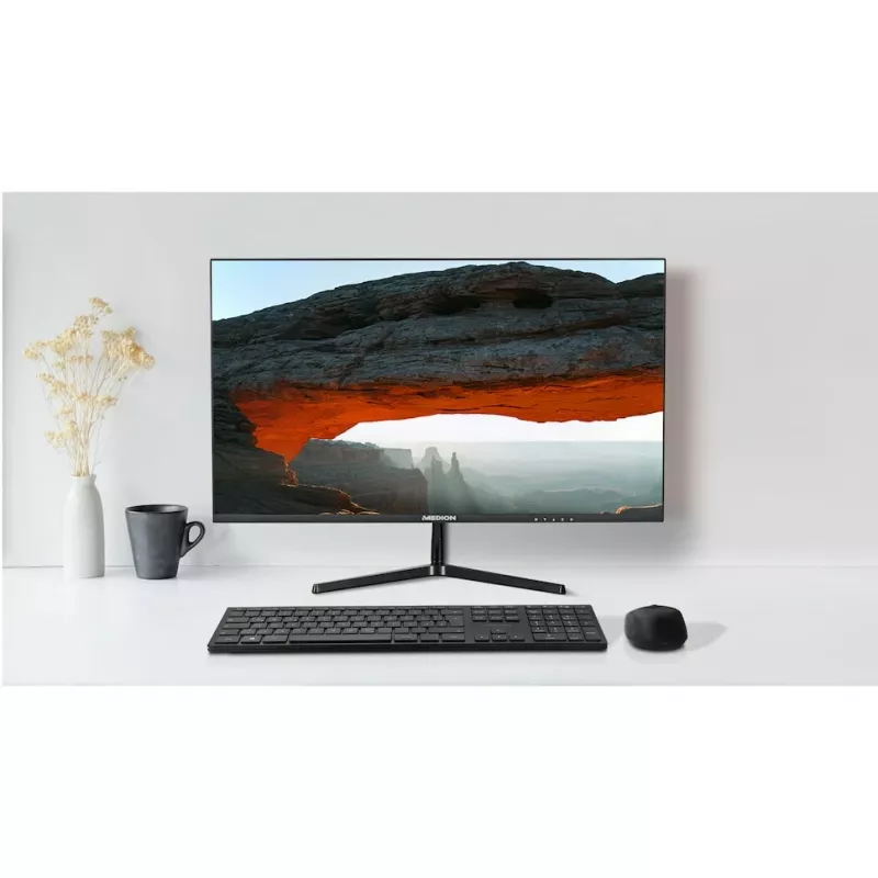 MEDION P52726 computer monitor 68.6 cm (27 inch) 1920 x 1080 pixels Full HD LCD Black