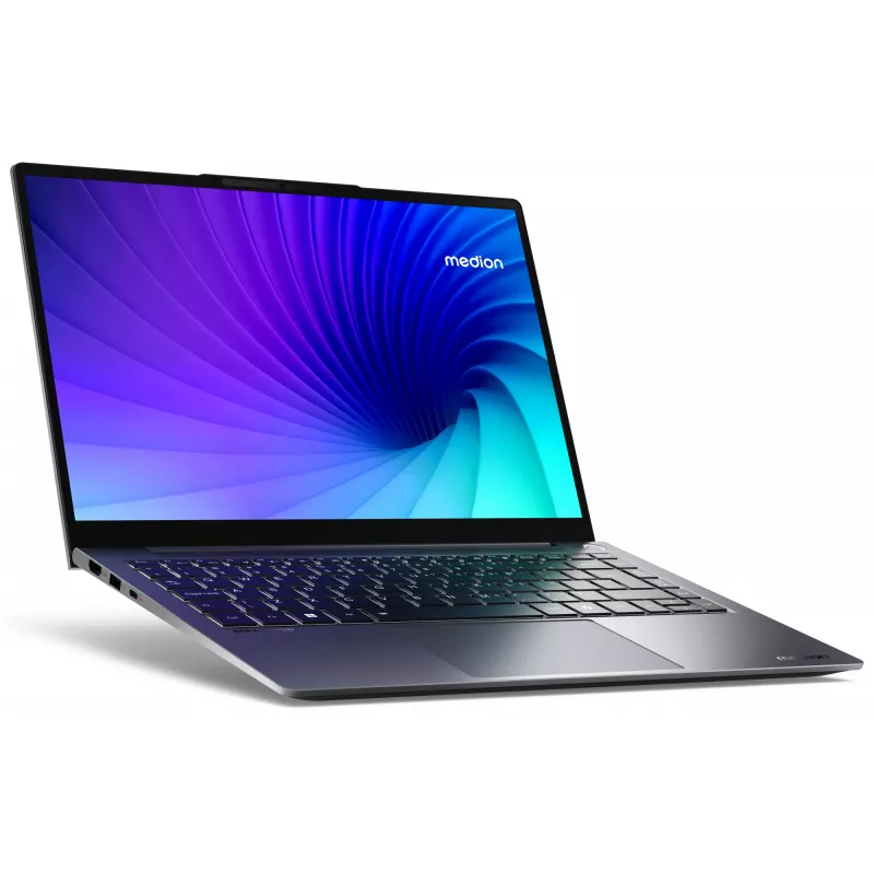 MEDION SPRCHRGD 14 S1 Elite MD62637 Snapdragon X1E-78-100 Laptop 35.6 cm (14 inch) WQXGA+ 16 GB LPDDR5-SDRAM 512 GB SSD Wi-Fi 6E (802.11ax) Windows 11 Home US English Grey