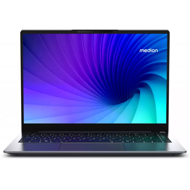 MEDION SPRCHRGD 14 S1 Elite MD62637 Snapdragon X1E-78-100 Laptop 35.6 cm (14 inch) WQXGA+ 16 GB LPDDR5-SDRAM 512 GB SSD Wi-Fi 6E (802.11ax) Windows 11 Home US English Grey