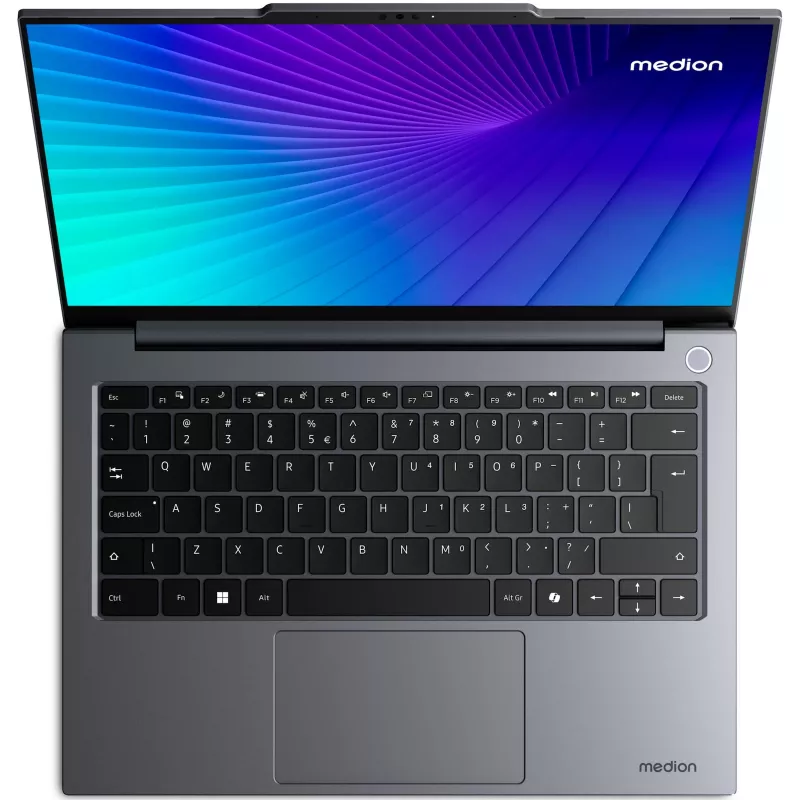 MEDION 30040132 laptop Intel Core 5 120U 35.6 cm (14 inch) 2.8K 16 GB DDR4-SDRAM 512 GB SSD Wi-Fi 6 (802.11ax) Windows 11 Home Black