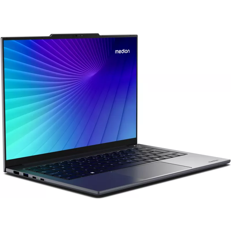 MEDION Signium 14 S1 MD600002 NL Intel Core 5 120U Laptop 35.6 cm (14 inch) 2.8K 16 GB DDR4-SDRAM 512 GB SSD Wi-Fi 6 (802.11ax) Windows 11 Home Grey