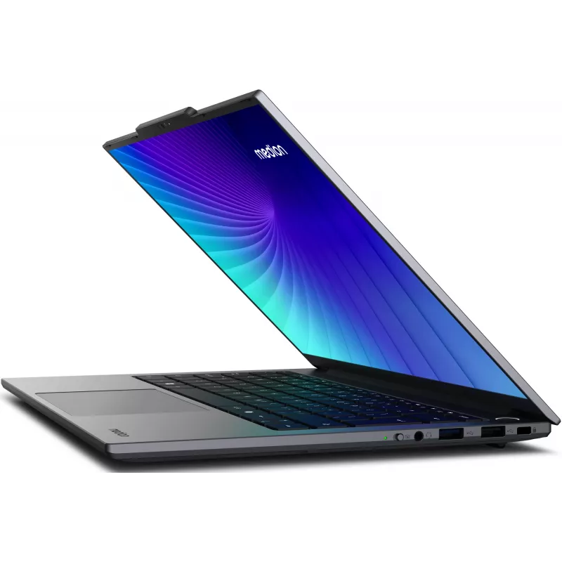 MEDION Signium 14 S1 MD600002 NL Intel Core 5 120U Laptop 35.6 cm (14 inch) 2.8K 16 GB DDR4-SDRAM 512 GB SSD Wi-Fi 6 (802.11ax) Windows 11 Home Grey