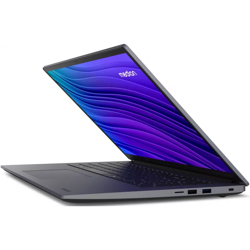 MEDION Avantum 17 E1e MD600001 Intel® N N100 Laptop 43.9 cm (17.3 inch) Full HD 4 GB DDR4-SDRAM 128 GB Flash Wi-Fi 6 (802.11ax) Windows 11 Home in S mode Grey