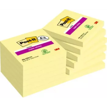 3M 654-SSCY-P8+4 note paper Square Yellow 90 sheets Self-adhesive