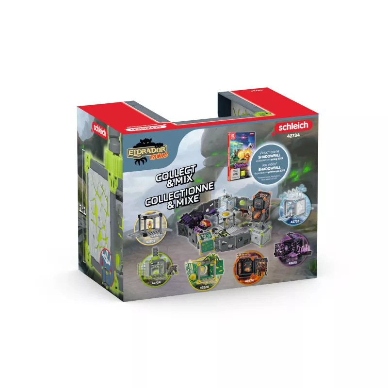 schleich ELDRADOR CREATURES BattleCave Stone Smasher, Action/Adventure, Monsters and dragons, Stone World, 7 yr(s), Green, Grey