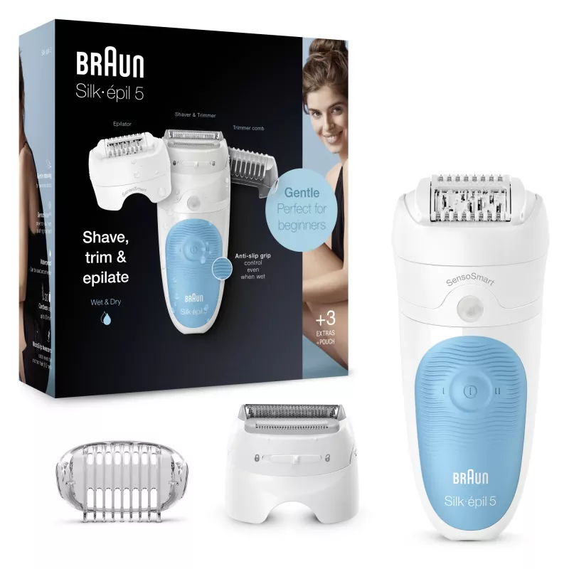 Braun Silk-épil 5 SES 5-605 28 tweezers Blue, White