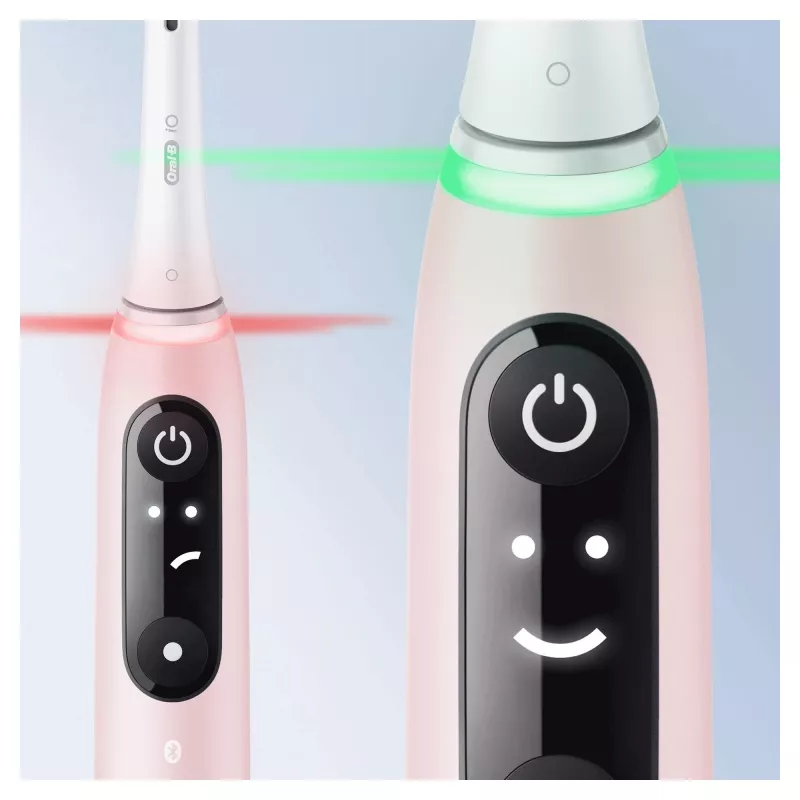Oral-B iO 6S Adult Vibrating toothbrush Pink, White