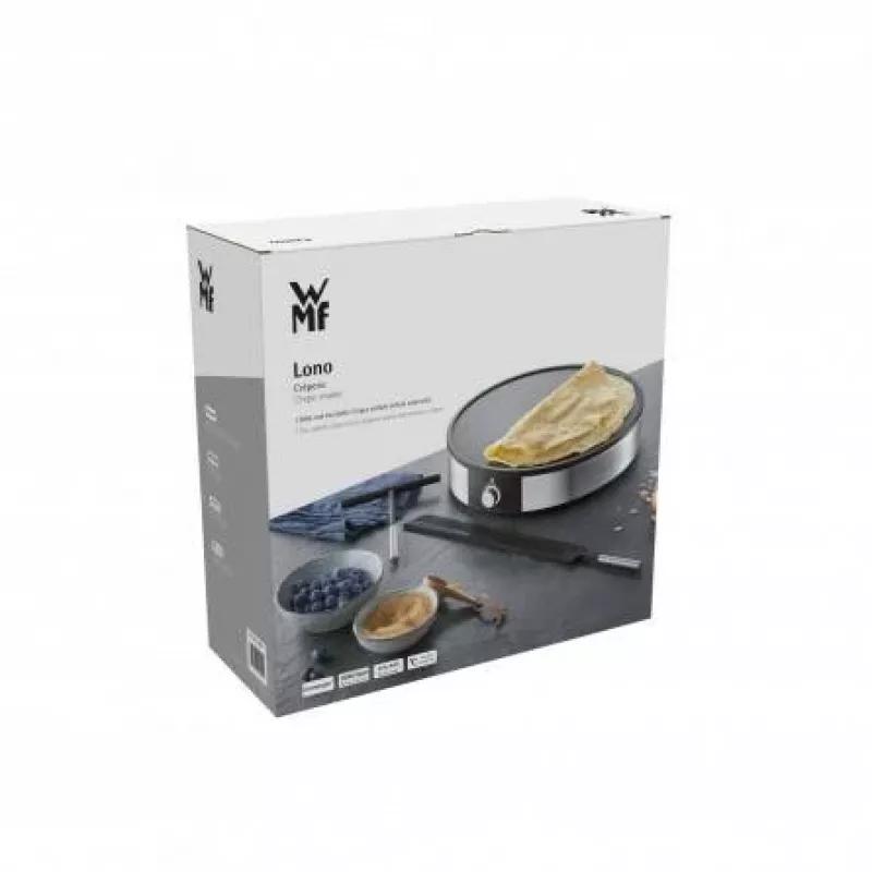 WMF Lono Creperie crepe maker 1 crepe(s) 1600 W Black, Silver