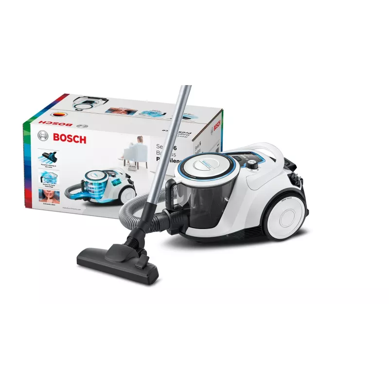 Bosch Serie 6 BGC41LSIL vacuum 2.4 L Cylinder vacuum Dry 600 W Bagless