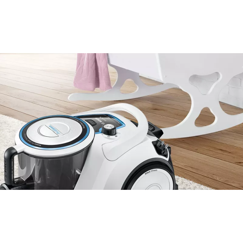 Bosch Serie 6 BGC41LSIL vacuum 2.4 L Cylinder vacuum Dry 600 W Bagless